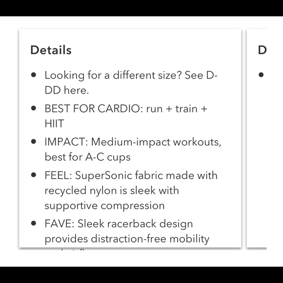 Athleta Ultimate Bra A-C - Picture 4 of 12